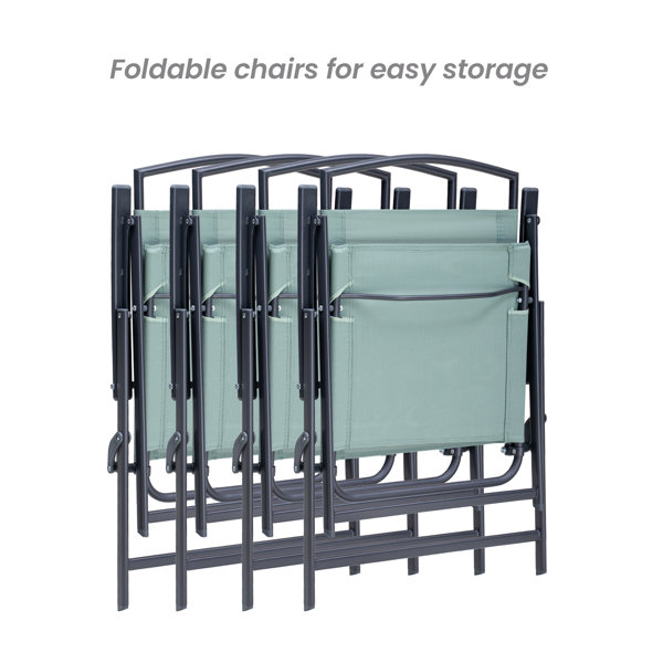 Latitude Run® Spooner Folding Patio Dining Chair & Reviews Wayfair